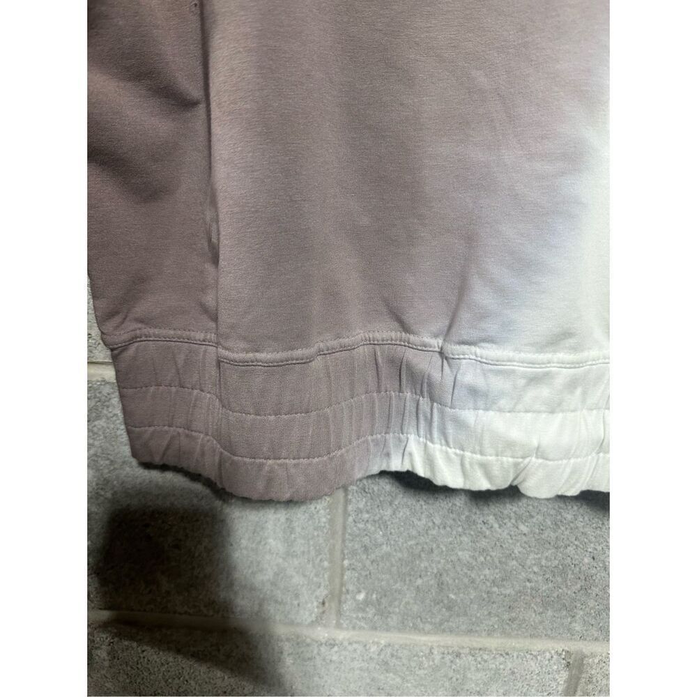 Joy Lab Women's Mocha Cream Cropped Sweatshirt Small Thumb Holes Athletic - Picture 2 of 4